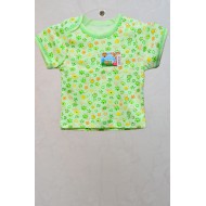Зелёная футболка для новорожденного- 082-110